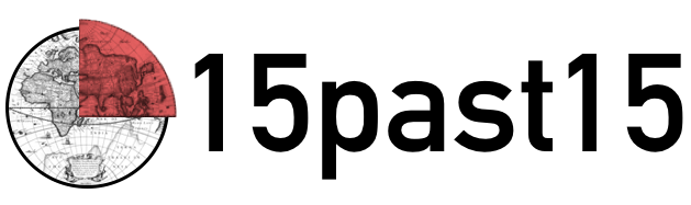 15past15 logo & text