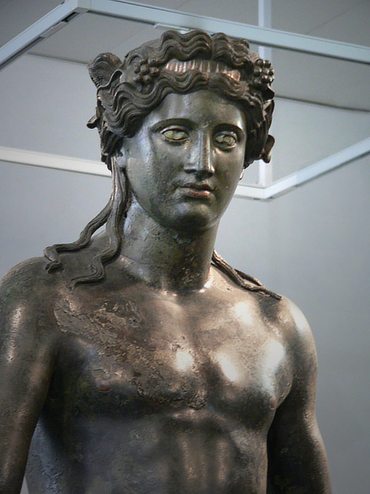 Bronze Dionysos found in the Tiber River Hadrianic Period (1st - 2nd century CE)